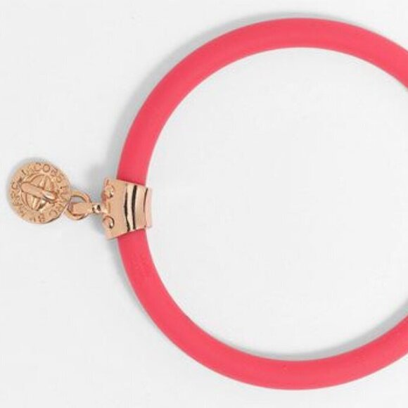 MARC BY MARC JACOBS Silicone Stretch Bracelet ORANGE / BRAND NEW WITH TAGS - Picture 3 of 7